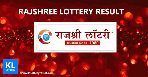 rajshree 50 ravi weekly lottery|Goa Rajshree 50 Ravi Weekly Lottery 18.2.2024 Winners @ 7.30 .